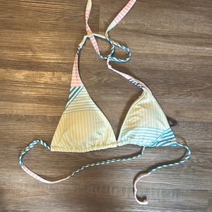 Multi color bikini top